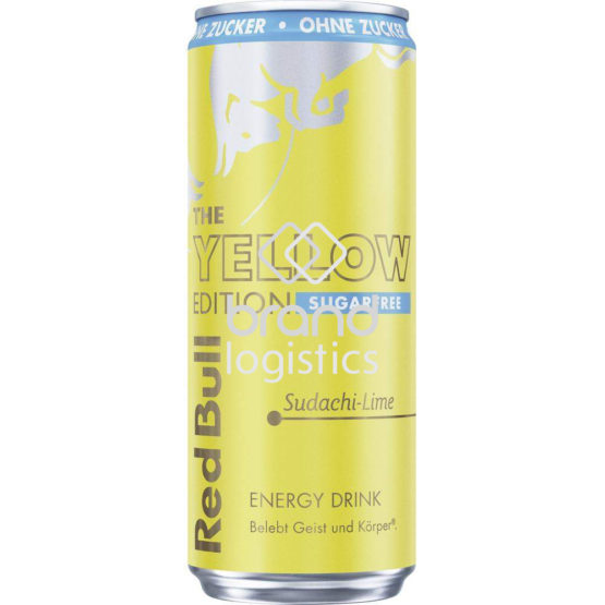 Red Bull Energy Drink Yellow Edition, Sugarfree, Sudachi-Lime, 330ml EINWEG E-Commerce