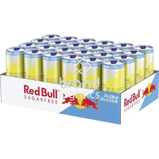Red Bull Energy Drink Yellow Edition, Sugarfree, Sudachi-Lime, 24 x 330 ml EINWEG