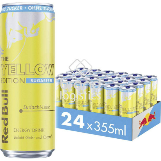 Red Bull Energy Drink Yellow Edition, Sugarfree, Sudachi-Lime, 24 x 355 ml EINWEG E-Commerce