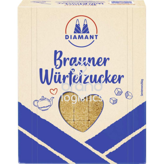 Diamant Brauner Würfelzucker 500 g