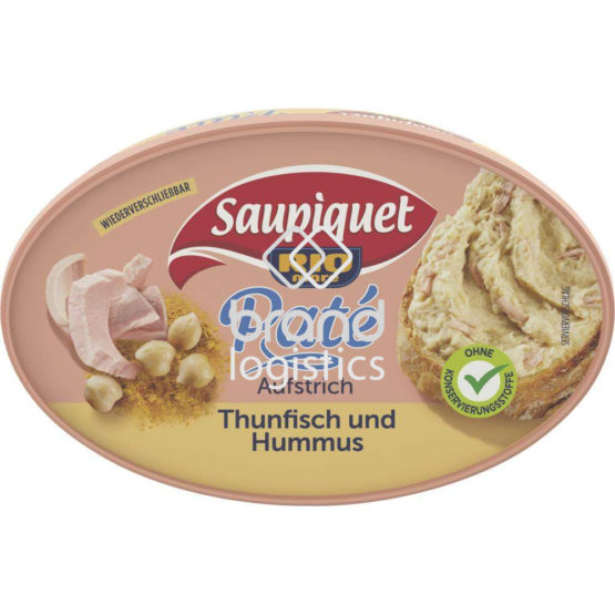 Saupiquet Rio Mare Paté Aufstrich Thunfisch und Hummus 115 g