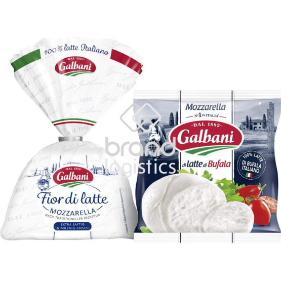 Galbani Fior di Latte Mozzarella 180 g + Galbani Mozzarella di latte di Bufala 52% Fett i. Tr. 125 g