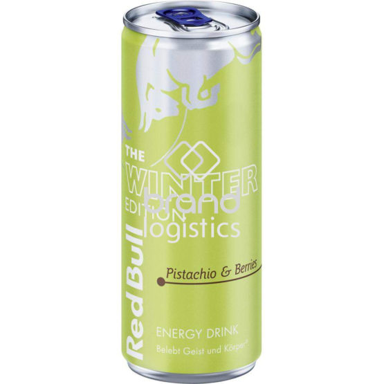 Red Bull Energy Drink Winter Edition, Pistachio & Berries, 250ml EINWEG