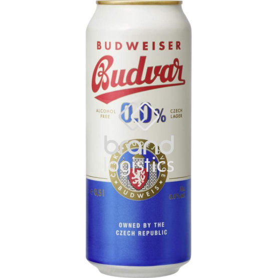 Budweiser Budvar 0.0 % alkoholfreies Lager DPG 0,5 l
