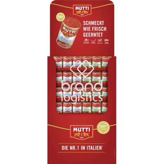 MUTTI Polpa Fine + Polpa Basilikum Mix-Display 132×400 g