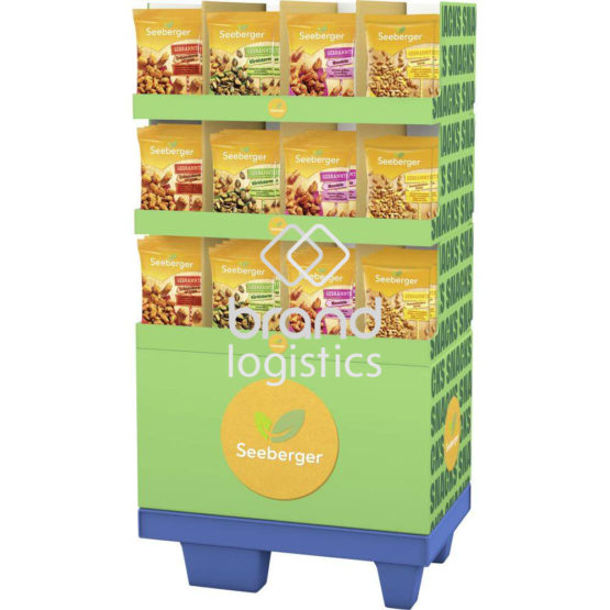 Seeberger Gebrannte Produkte 4-fach Display 144×150 g 1/4CH