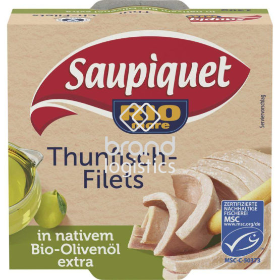Saupiquet Rio Mare Thunfisch-Filets in Bio-Olivenöl MSC 130 g