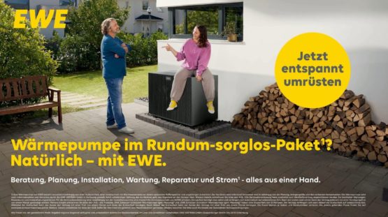 EWE Wärmepumpe Spot 16x9