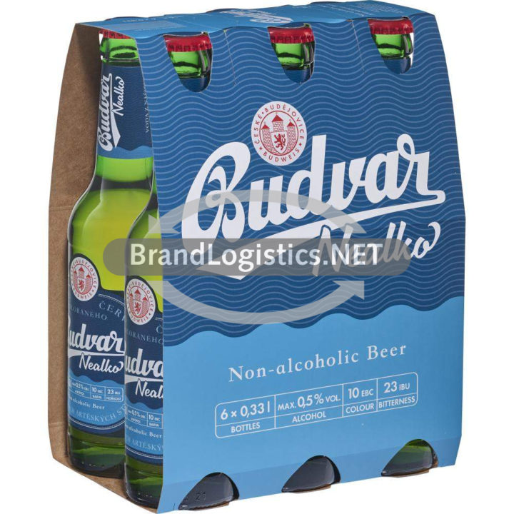 Budweiser Budvar Nealko Alkoholfrei 6×0,33 l
