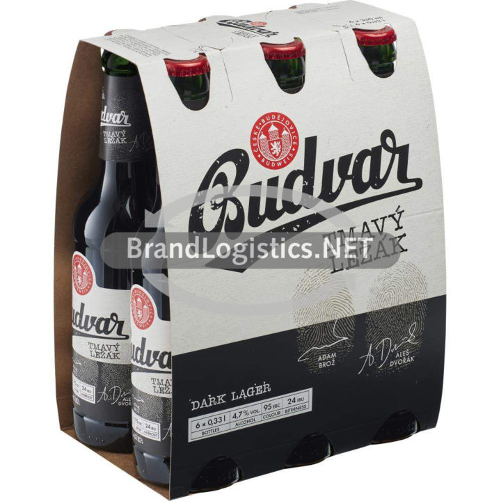 Budweiser Budvar Dark Lager 4,7% vol. 6×0,33 l