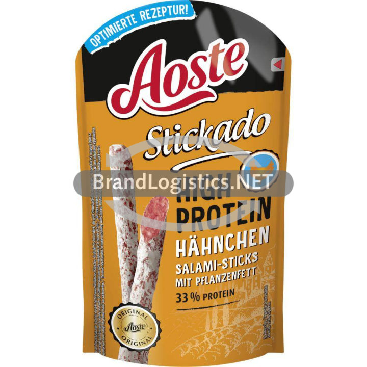 Aoste Stickado High Protein Hähnchen Salami-Sticks 70 g