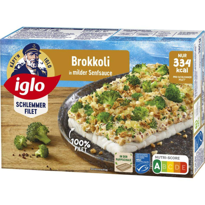 iglo Schlemmer-Filet Brokkoli in milder Senfsauce 380 g
