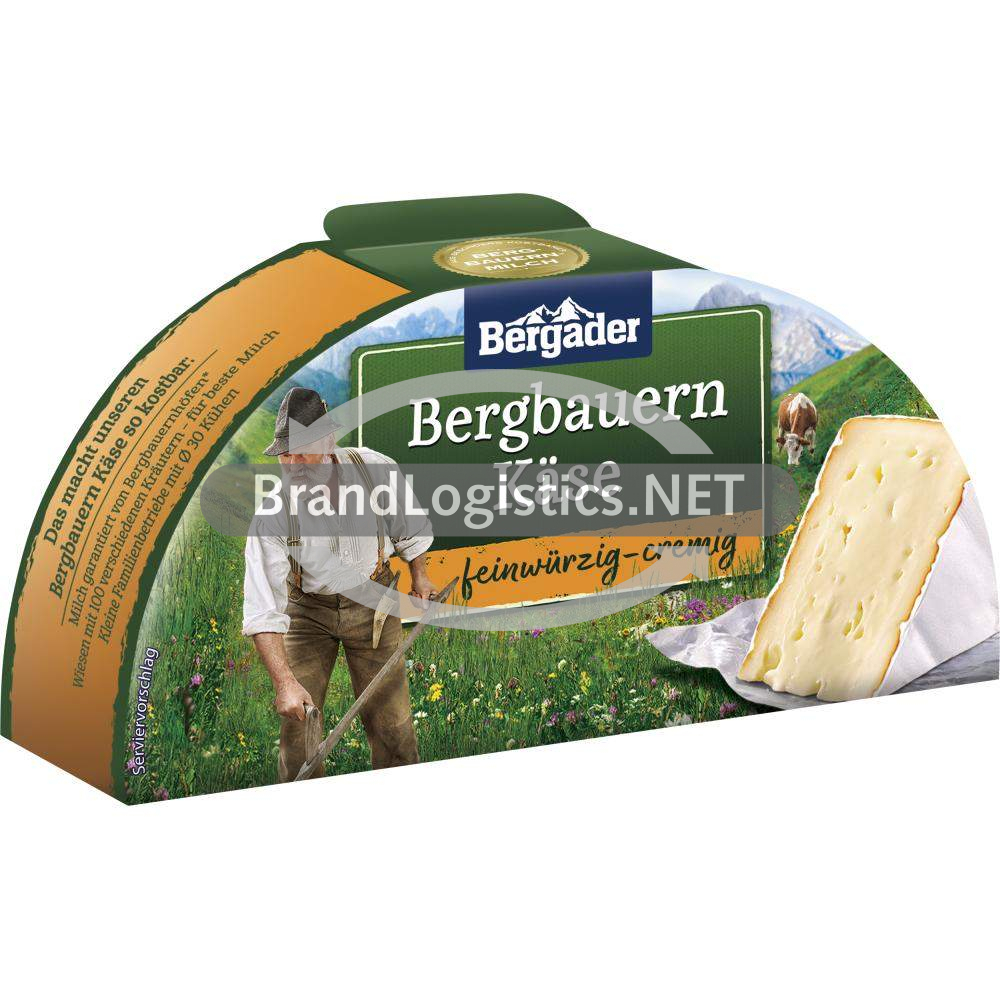 Bergader Bergbauern Käse feinwürzig-cremig HM 165 g