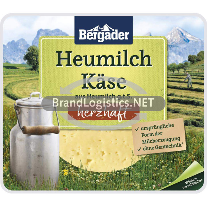 Bergader Heumilch Käse herzhaft 140 g Scheiben g.t.S