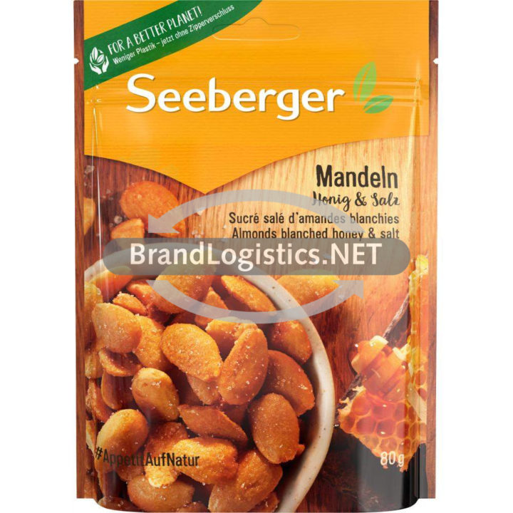 Seeberger Mandeln Honig & Salz 80g