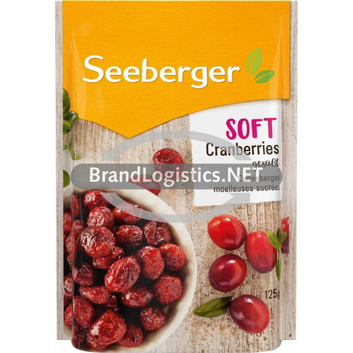 Seeberger Soft-Cranberries gesüßt 125g