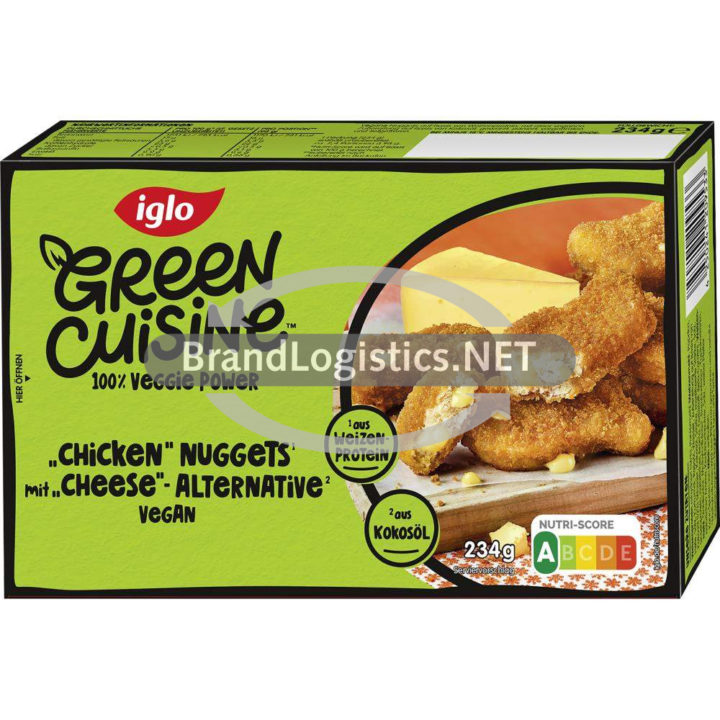 Iglo Green Cusisine Nuggets Cheese vegan 234 g