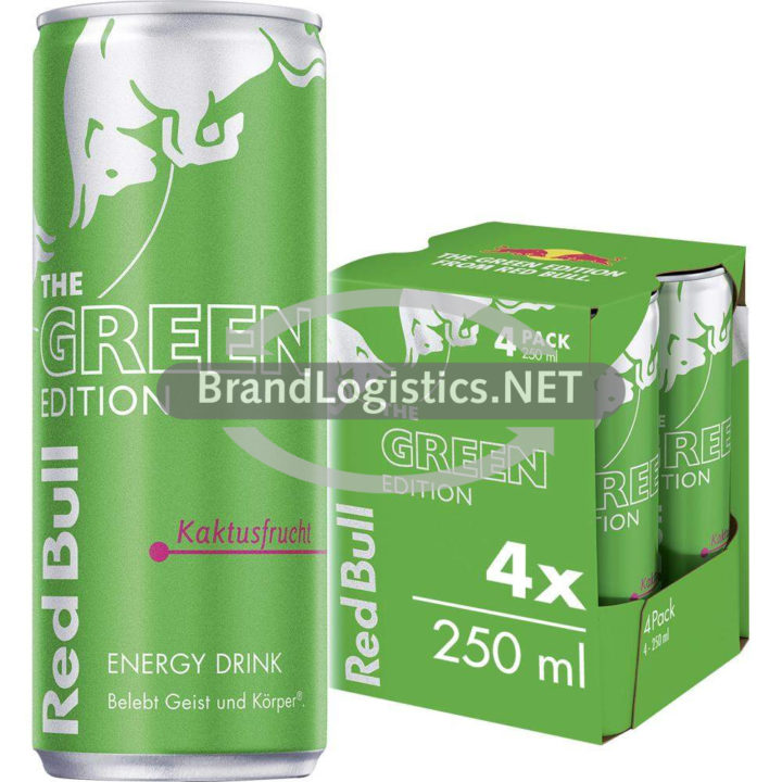 Red Bull Green Edition Kaktusfrucht 4×250 ml DPG E-Commerce
