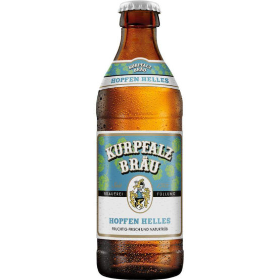 Kurpfalzbräu Hopfen Helles Flasche 0,33 l
