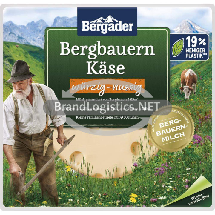 Bergader Bergbauern würzig-nussig 150 g Scheiben