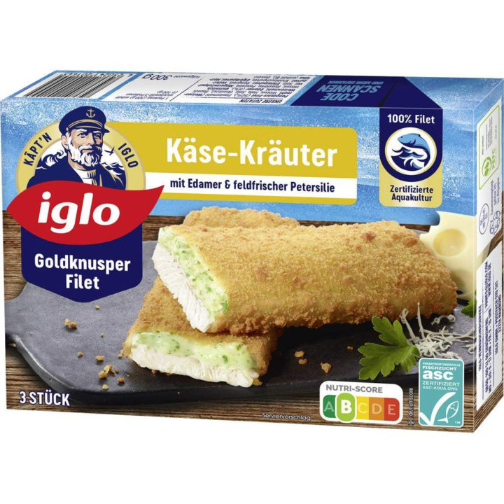 iglo Goldknusper-Filet Käse-Kräuter 300 g