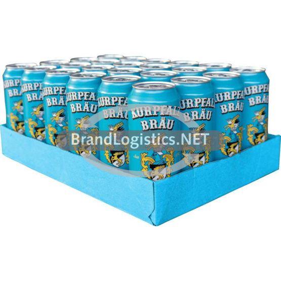Kurpfalzbräu Helles 24 x 0,5 l Dose Tray