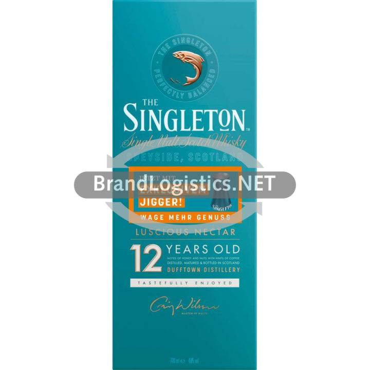 Singleton 12y 40% Vol. 0,7 l mit Jigger