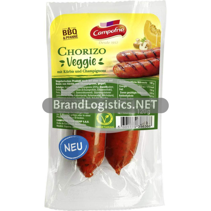 Campofrio BBQ Chorizo Veggie 120 g