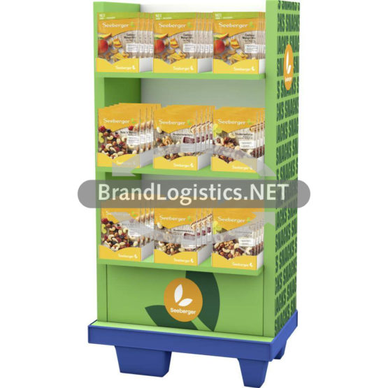 Seeberger Snackmix 4-fach 1/4CH Display 108×150 g