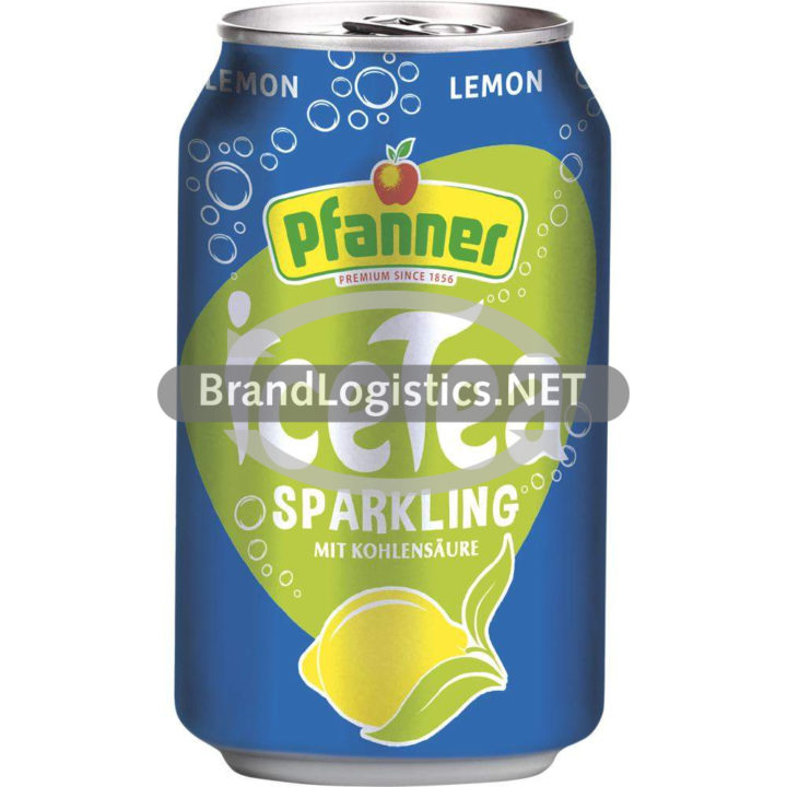 Pfanner Eistee Lemon sparkling 0,33 l