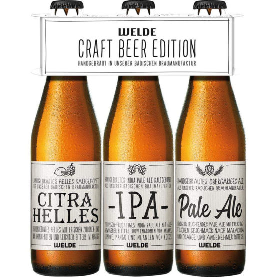 WELDE Brauspezialitäten 3er-Pack 3×0,33 l