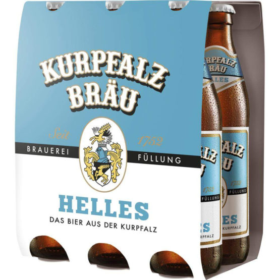 Kurpfalzbräu Helles Sixpack 6×0,5 l