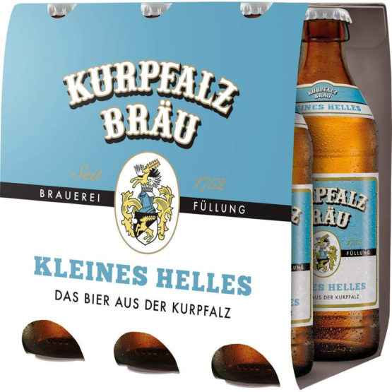 Kurpfalzbräu Kleines Helles Sixpack 6×0,33 l