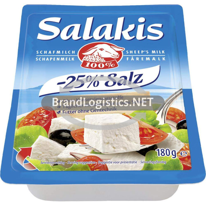 Salakis Scheibe -25% Salz 48% Fett i. Tr. 180 g
