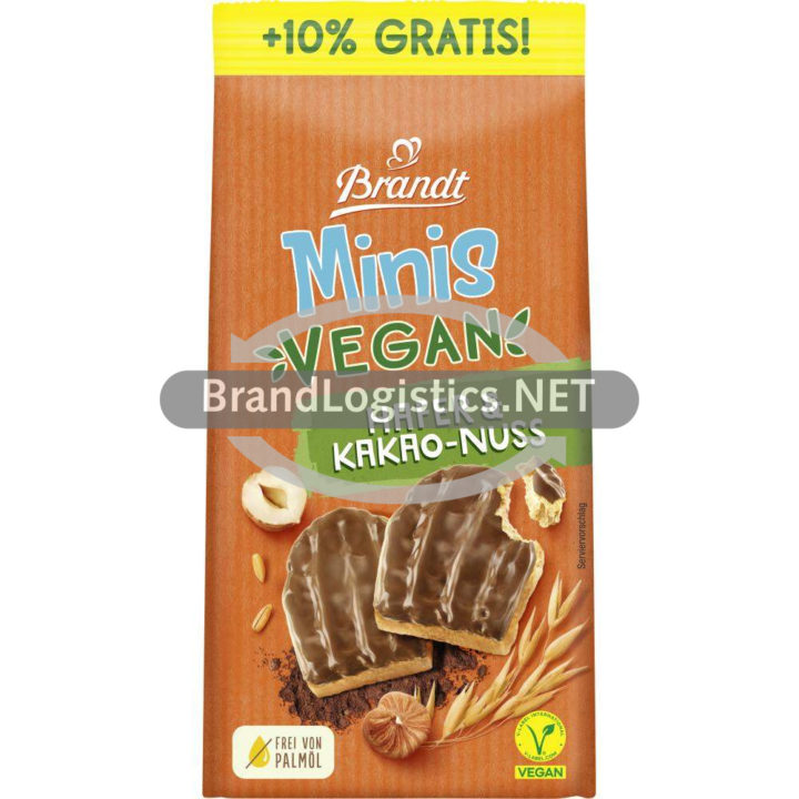 Brandt Minis vegan Hafer & Kakao-Nuss 94 g