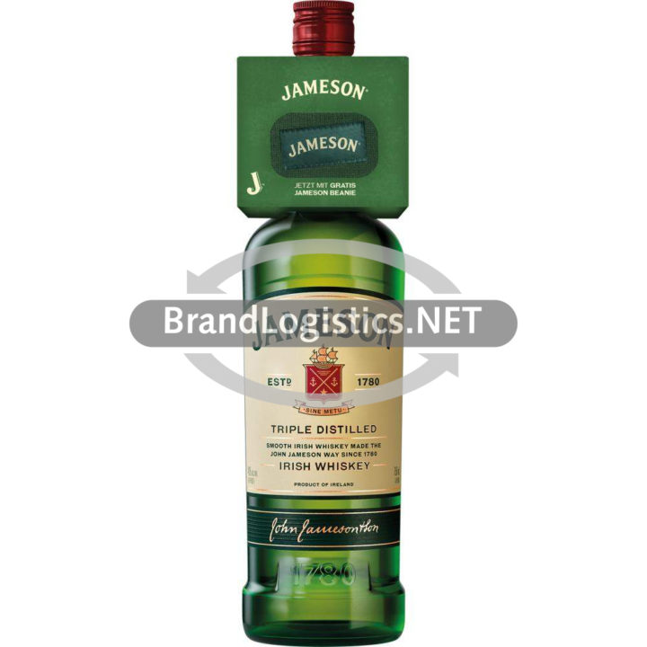 Jameson Irish Whiskey 40% vol. 0,7 l + Gratis Beanie Winter Promotion 2024