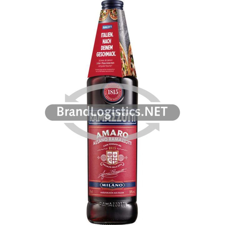 Ramazzotti Amaro 0,7 l + Gratis Pizza Gutschein Winter Promotion 2024