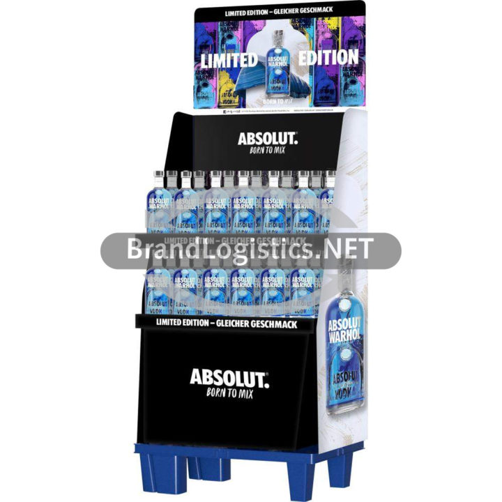 Absolut Limited Edition Warhol Display 48×0,7 l Winter Promotion 2024