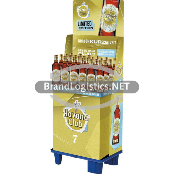 Havana Club 7 Años Limited Edition Display 24×0,7 l Winter Promotion 2024