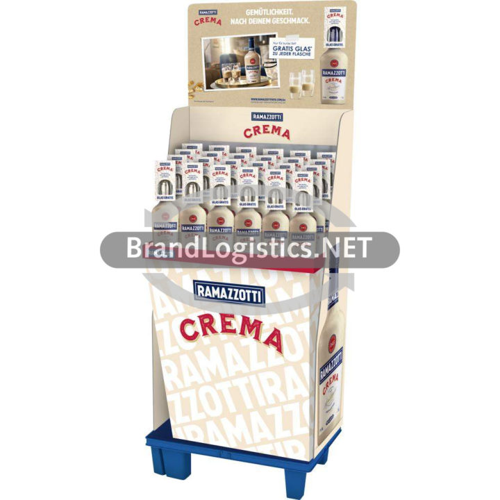 Ramazotti Crema Display 24×0,7 l + Gratis Glas Winter Promotion 2024