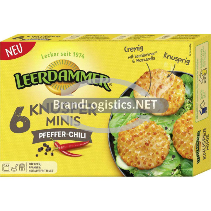 Leerdammer Knusperminis Pfeffer-Chili 150 g