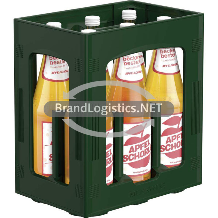 beckers bester Apfelschorle 6x1l Kiste