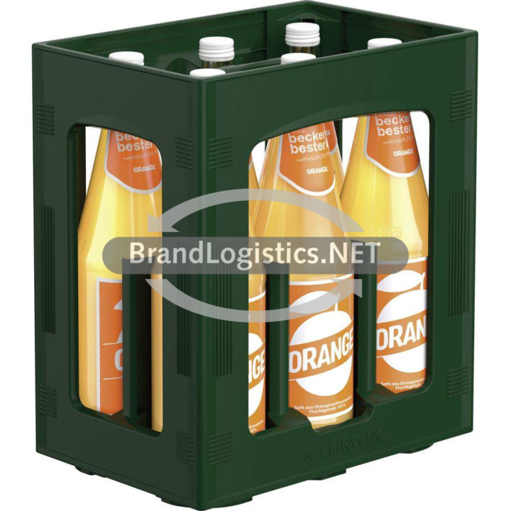 beckers bester Orangensaft 6x1l Kiste