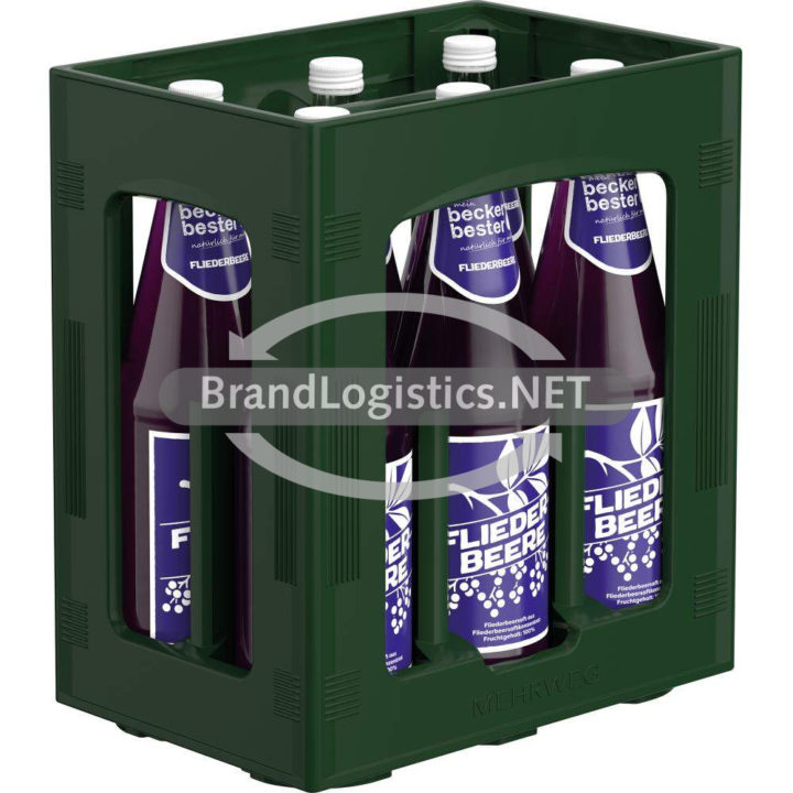 beckers bester Fliederbeere 6x1l Kiste