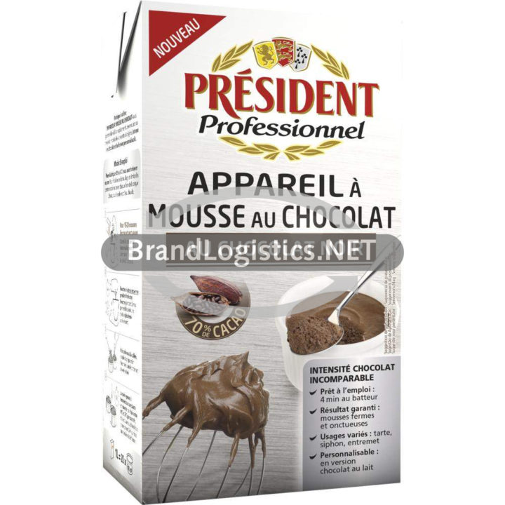 Président Mousse au chocolat 1l