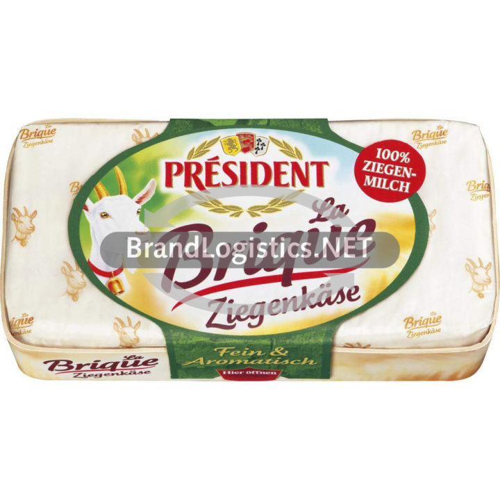 Président La Brique Ziegenkäse 45 % Fett i. Tr. 150 g