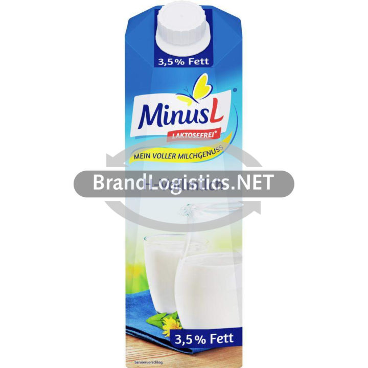 MinusL H-Vollmilch 3,5 % Fett 1l