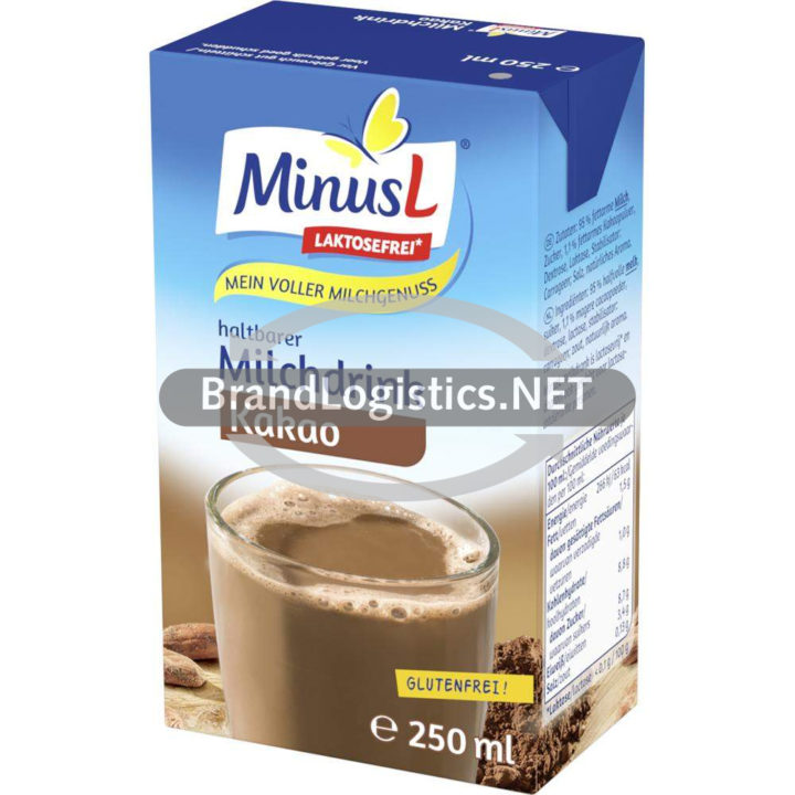 MinusL haltbarer Milchdrink Kakao 250 ml