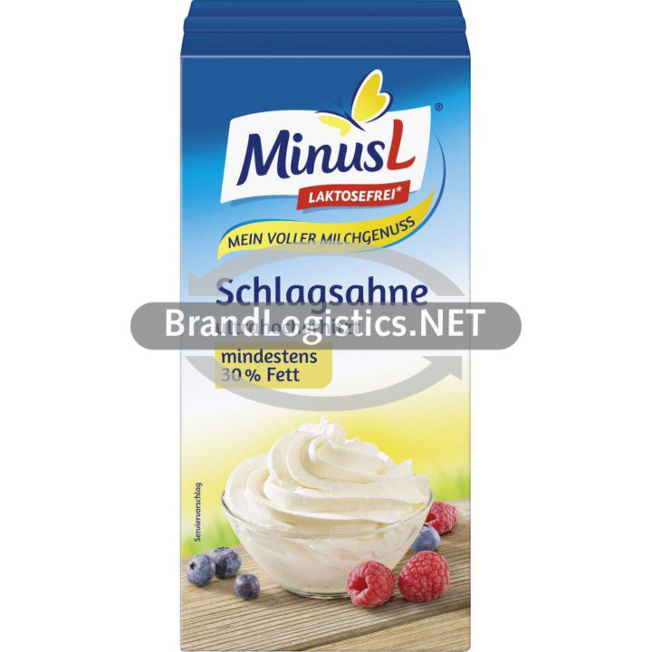 MinusL H-Schlagsahne 30 % Fett 1 l