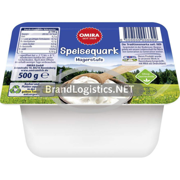 OMIRA Bodensee Magerquark 500 g